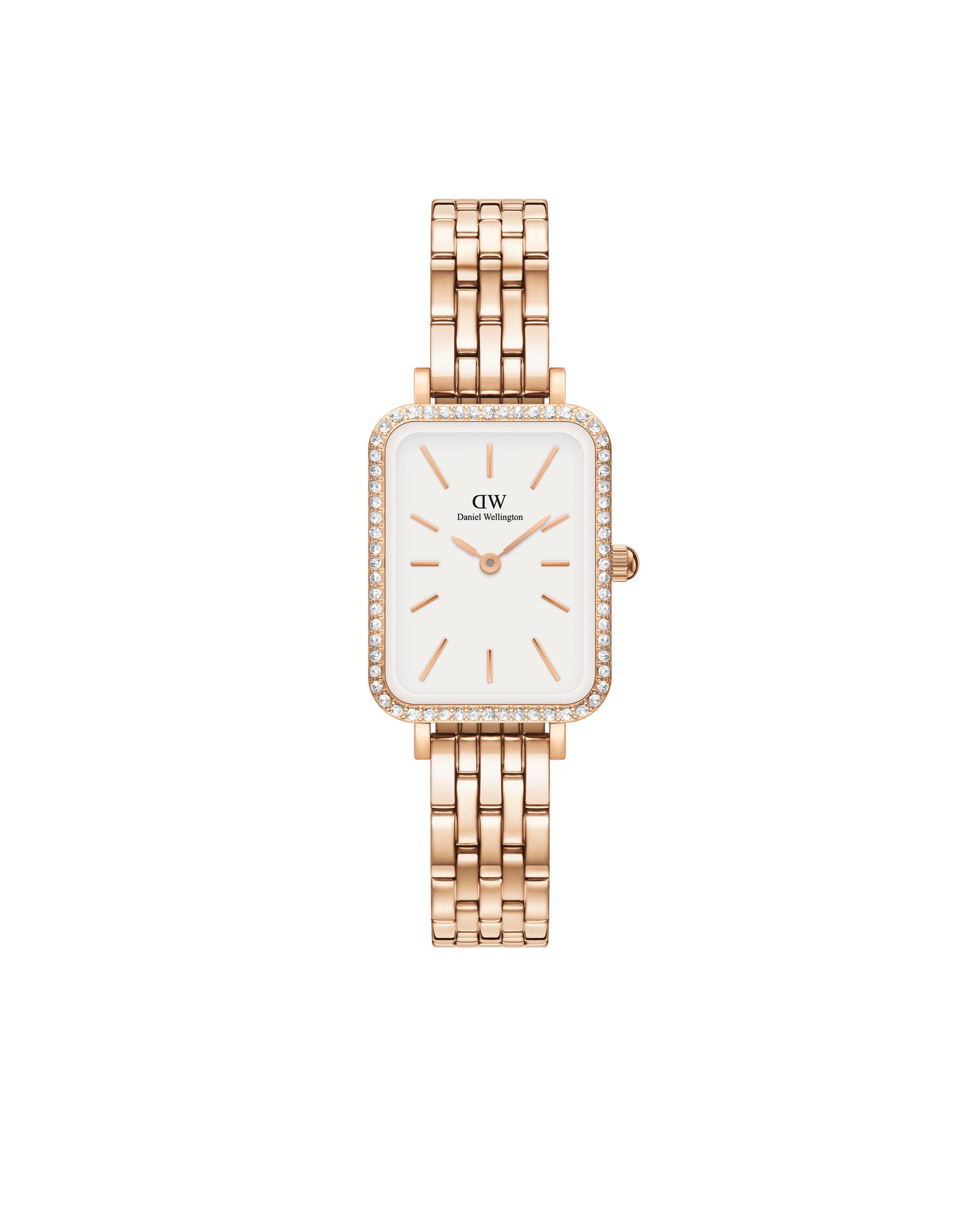 Daniel Wellington DW00100672 watch for women with a white dial and stainless steel strap.