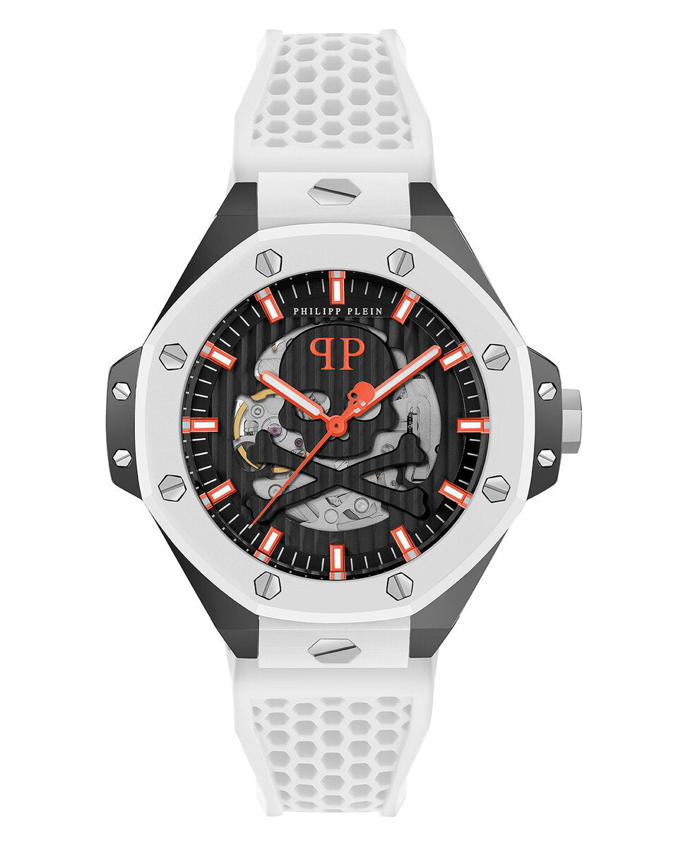Philipp Plein PWPFA0724 watch for man with a black dial and silicone strap.