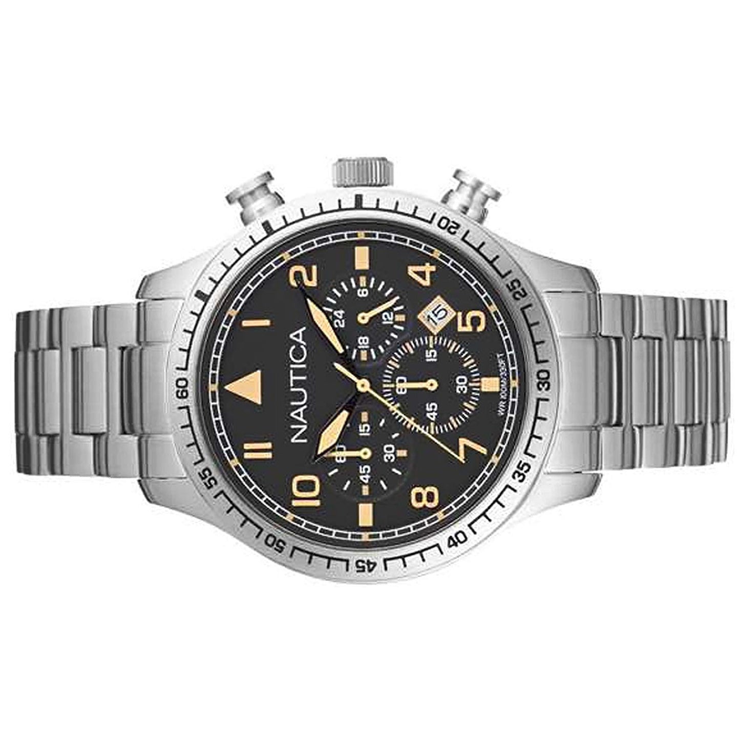 Nautica A18712G Men Watch 44mm 10 ATM