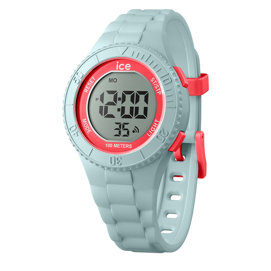 Ice 21617 watch for unisex with a red dial and silicone strap.