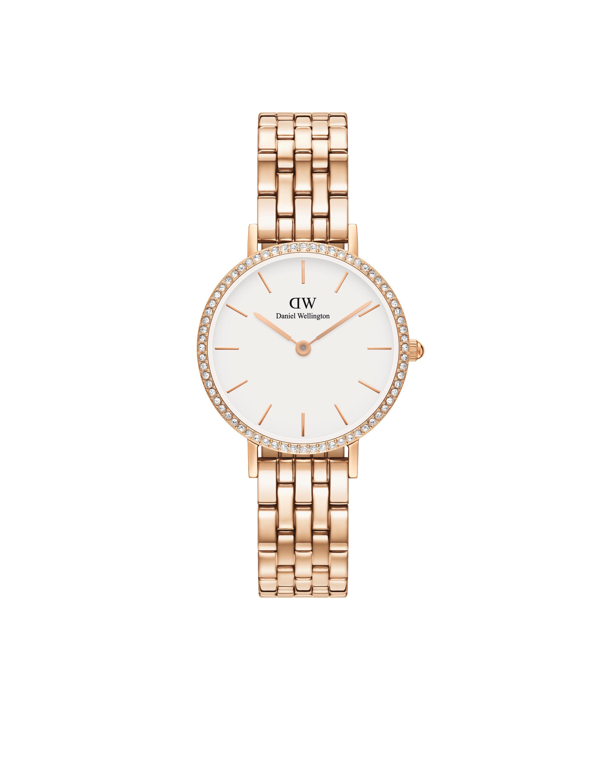 Daniel Wellington DW00100666 watch for women with a white dial and stainless steel strap.