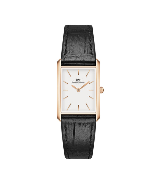 Daniel Wellington DW00100693 watch for women with a white dial and fur strap.