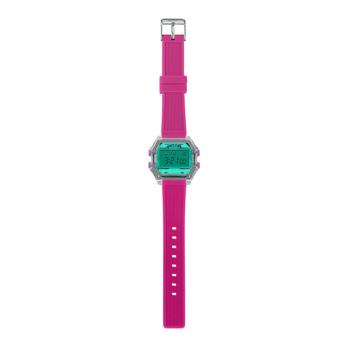 Iam IAM-KIT10 watch for woman with a green dial and silicone strap.