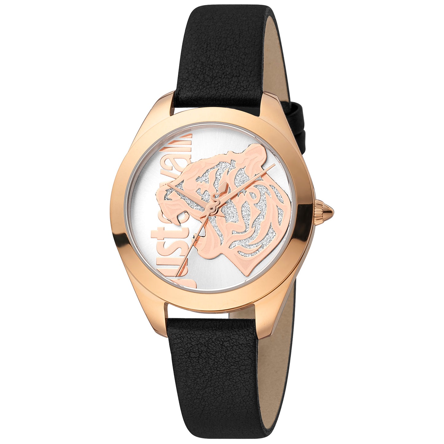 Just Cavalli JC1L210L0025 watch for women with a multicolored dial and leather strap.