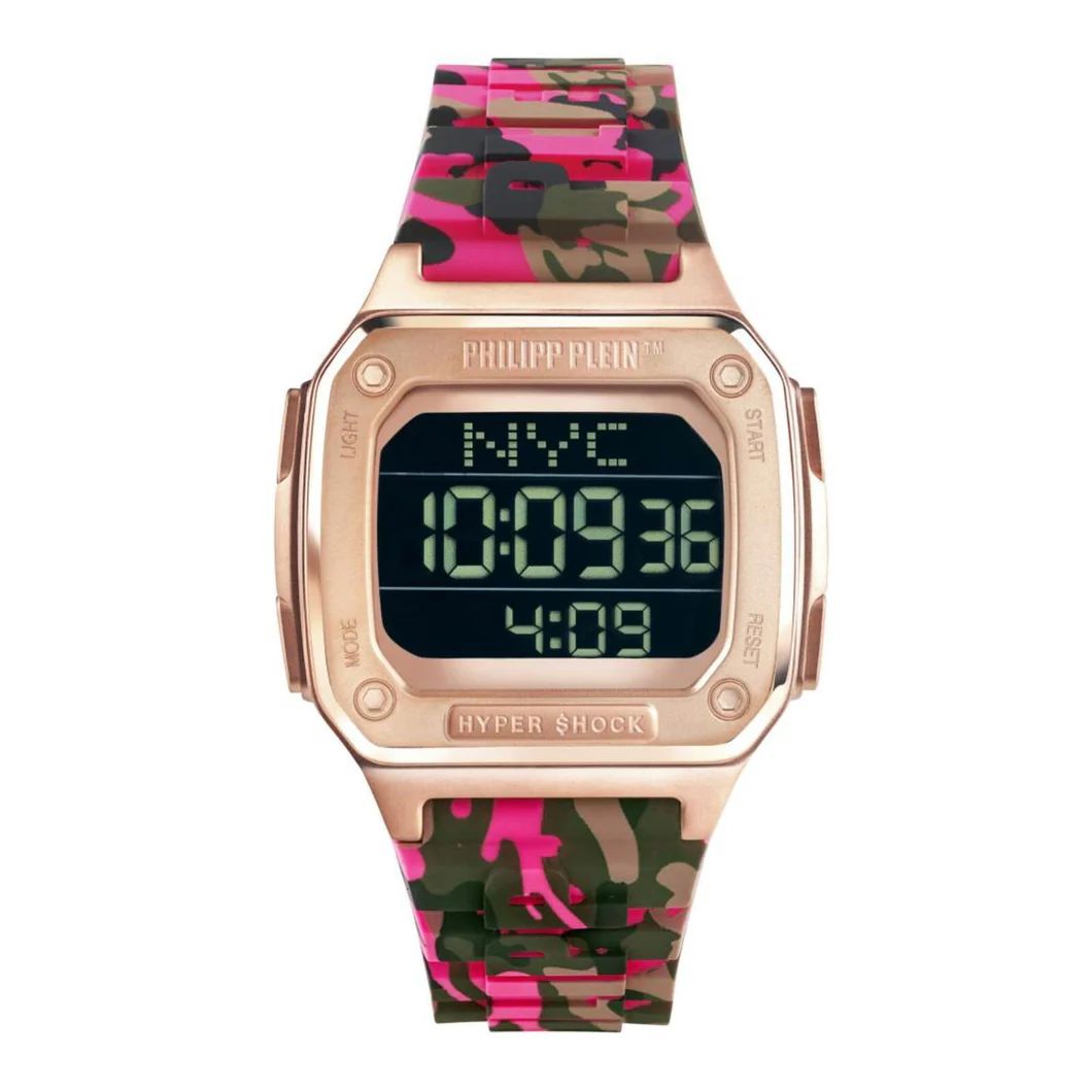 Philipp Plein PWHAA1622 watch for man with a black dial and silicone strap.