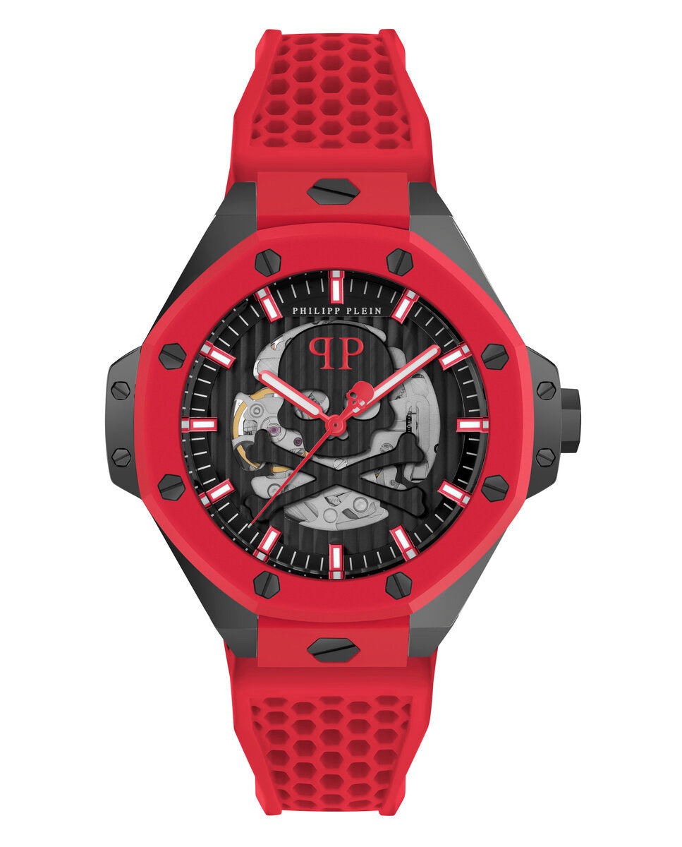 Philipp Plein PWPFA0524 watch for man with a black dial and silicone strap.