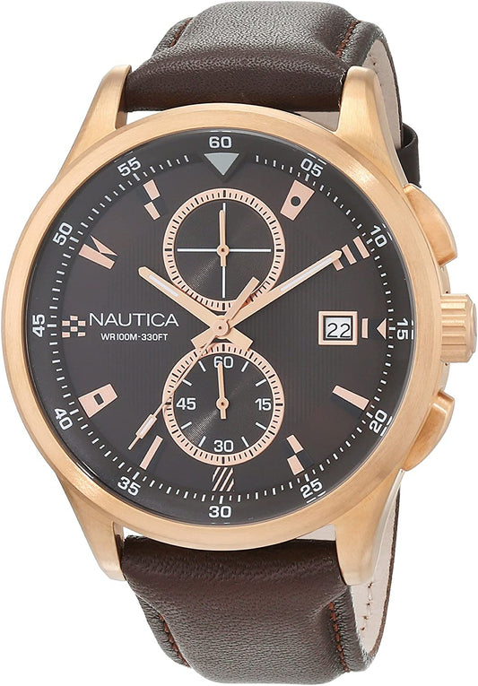Nautica NAD19557G Men Watch 44mm 10 ATM